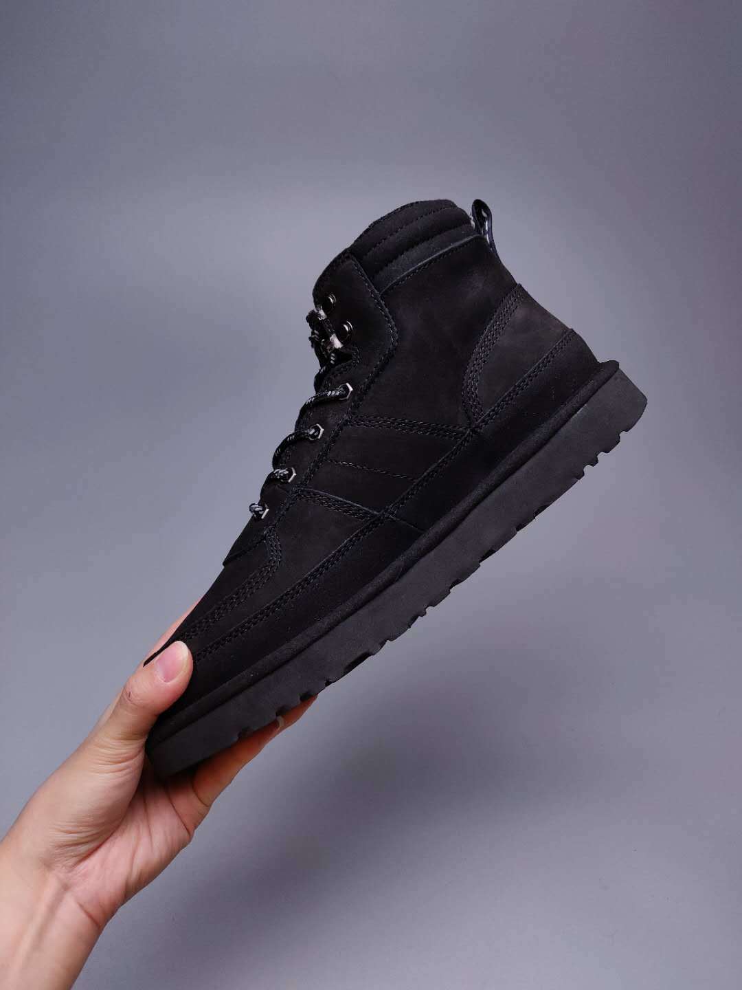 Men's Black Lace-Up Casual Sneakers | Everyday Style – In Stock
