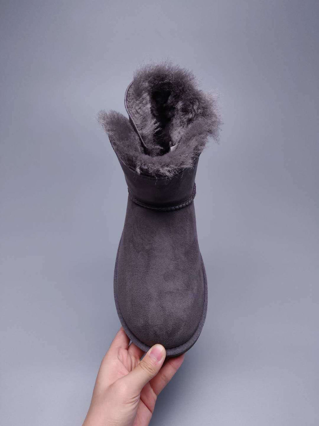 Grey Side Zip Ankle Boots | In Stock