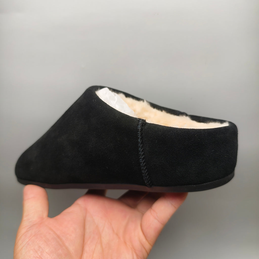 Black Slip-On Casual Home Shoes | In Stock