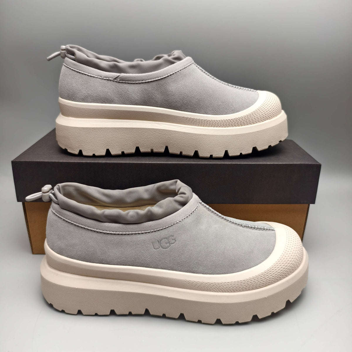 Light Grey Casual Shoes | Slip-On Street Style – In Stock