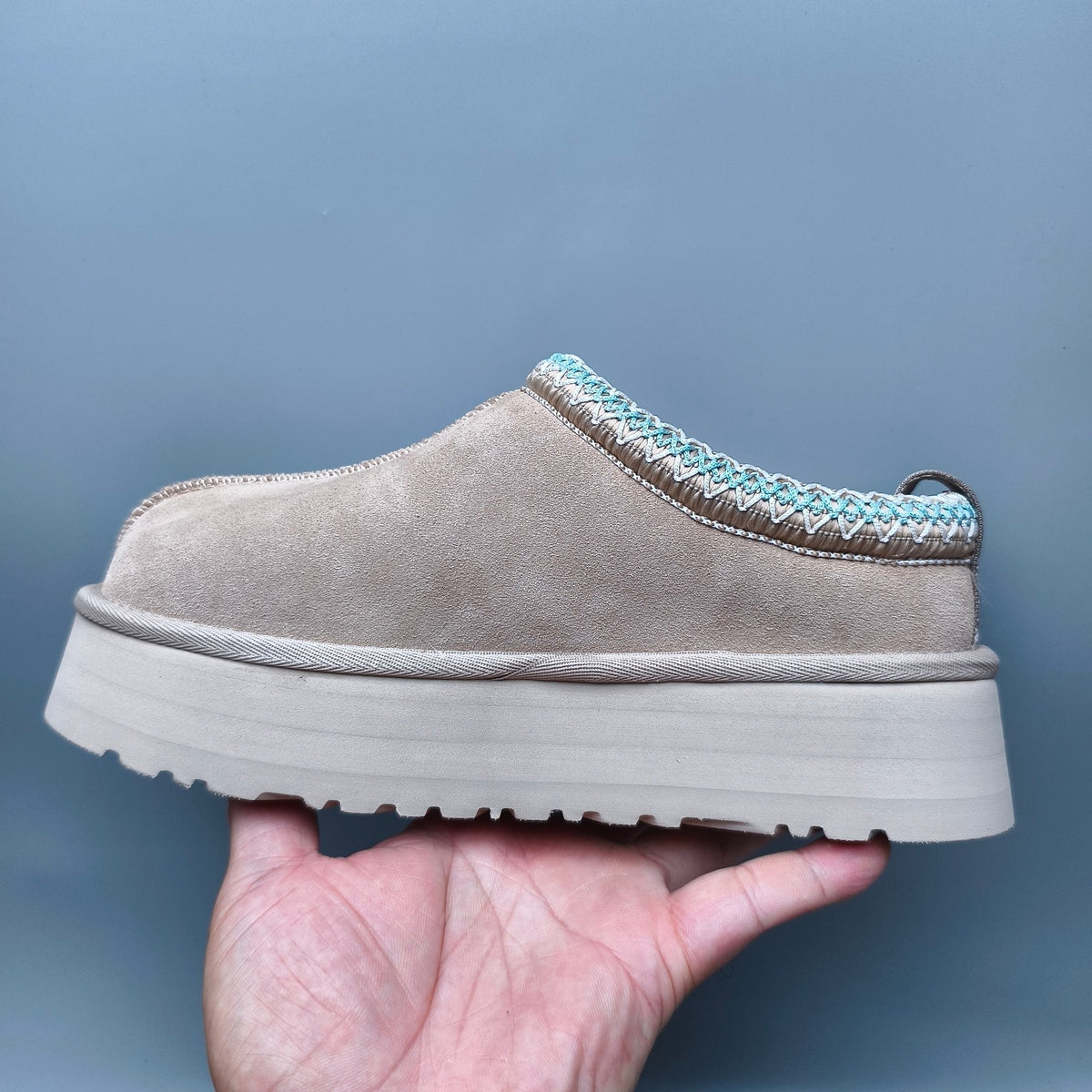 Beige Ethnic Style Chunky Platform Casual Shoes | In Stock