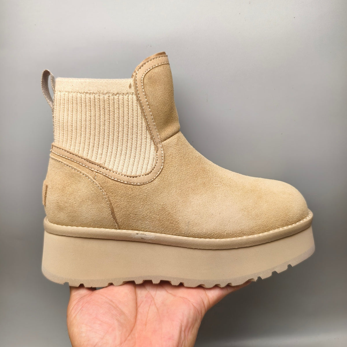 Sand 5cm Chunky Platform Fashion Sneakers | In Stock