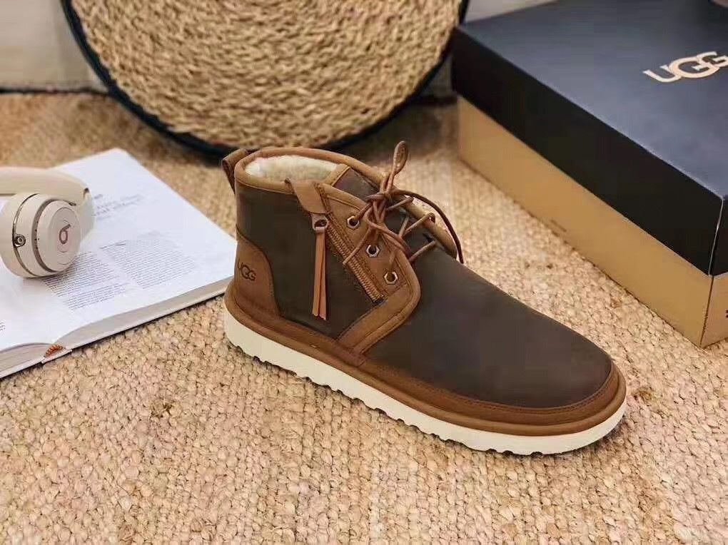 Chestnut Neum Zip-Up Shoes | Upgraded Edition