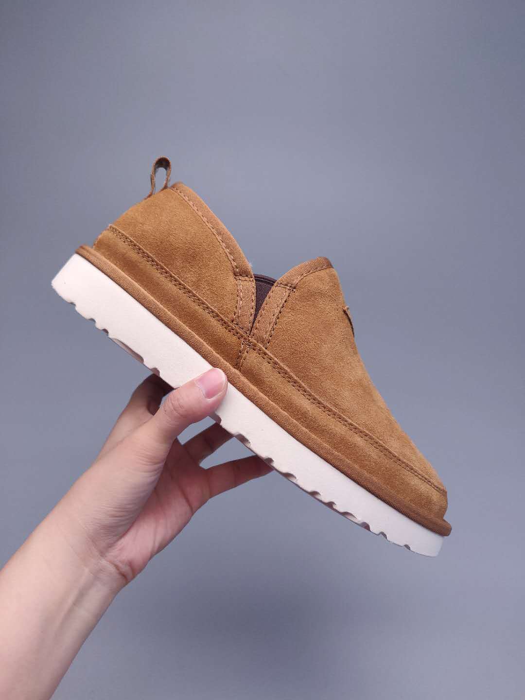 Men's Chestnut Slip-On Low-Top Sneakers | Easy Everyday Style – In Stock