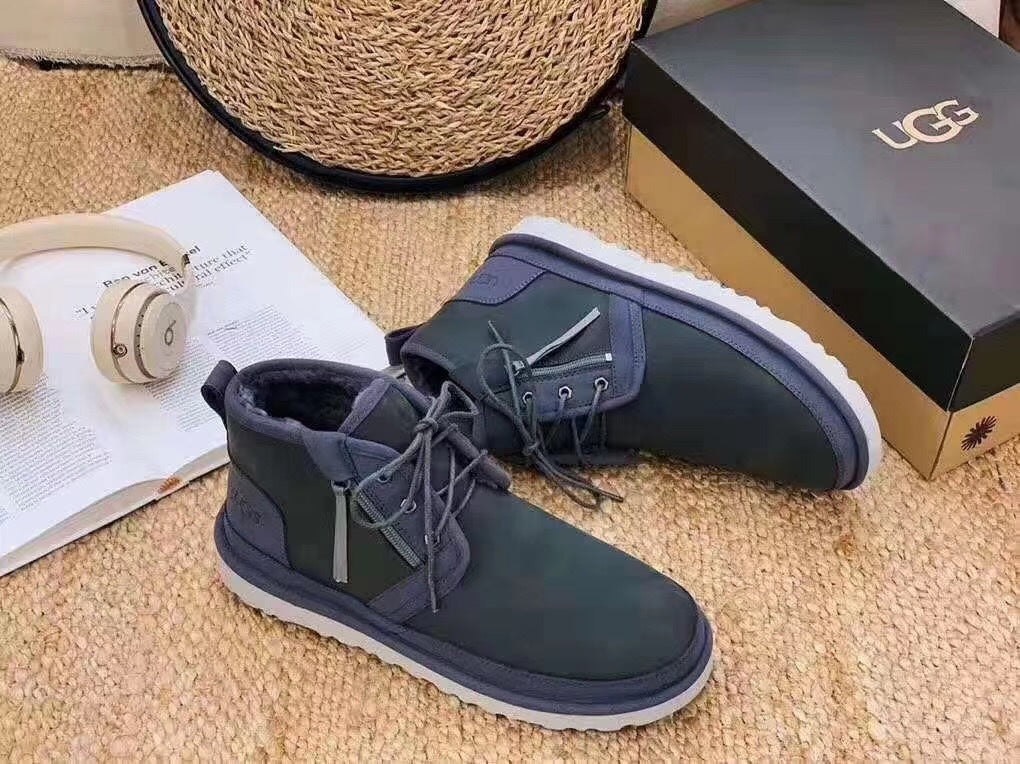 Dark Grey Neum Zip-Up Shoes | Upgraded Edition