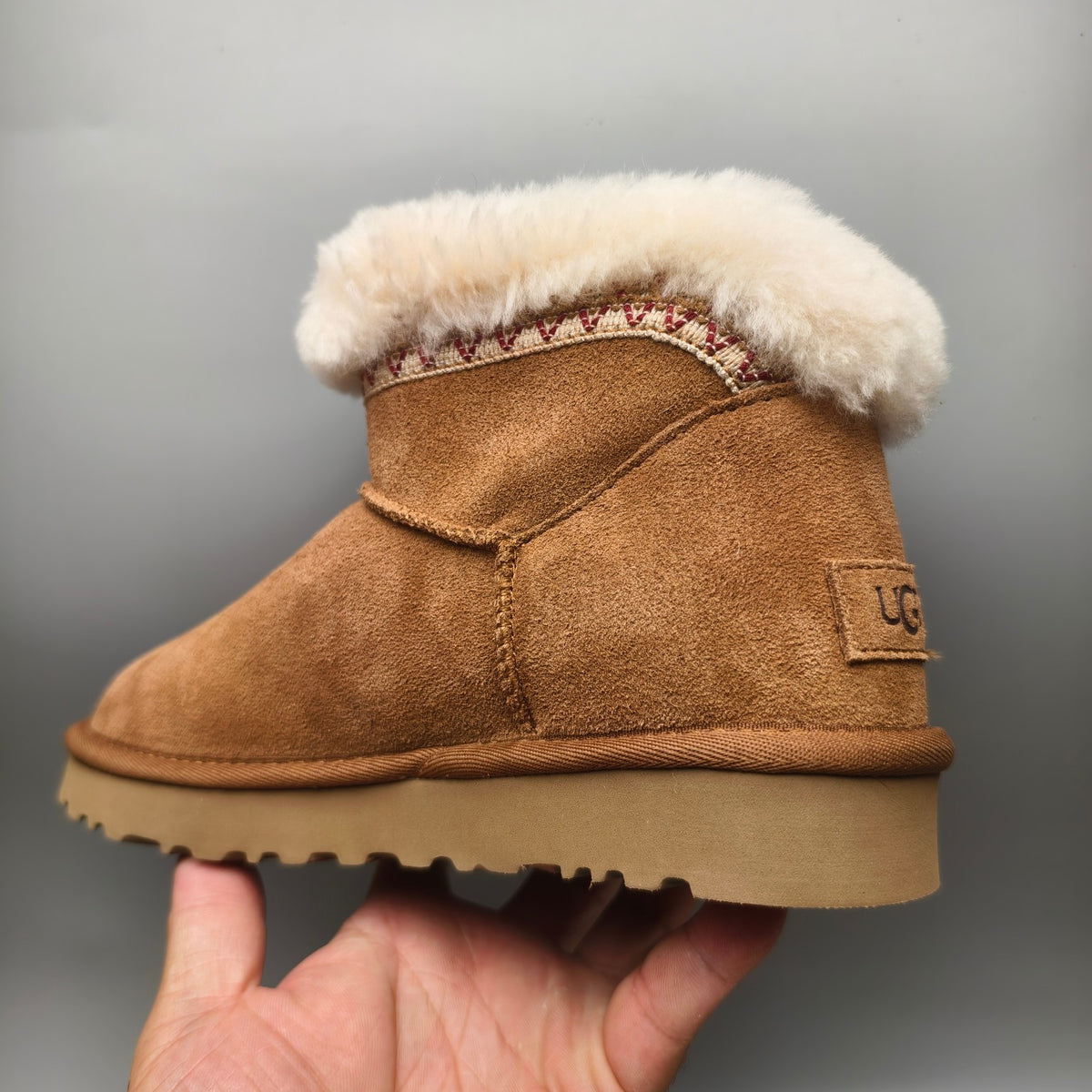 Chestnut Casual Shoes | Folk-Inspired Low-Top Style – In Stock