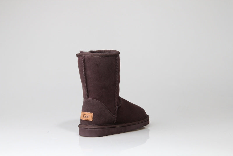 Chocolate New Classic Short Boots | Stain-Resistant – In Stock