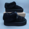 Black Platform Casual Shoes | Slip-On Style – In Stock