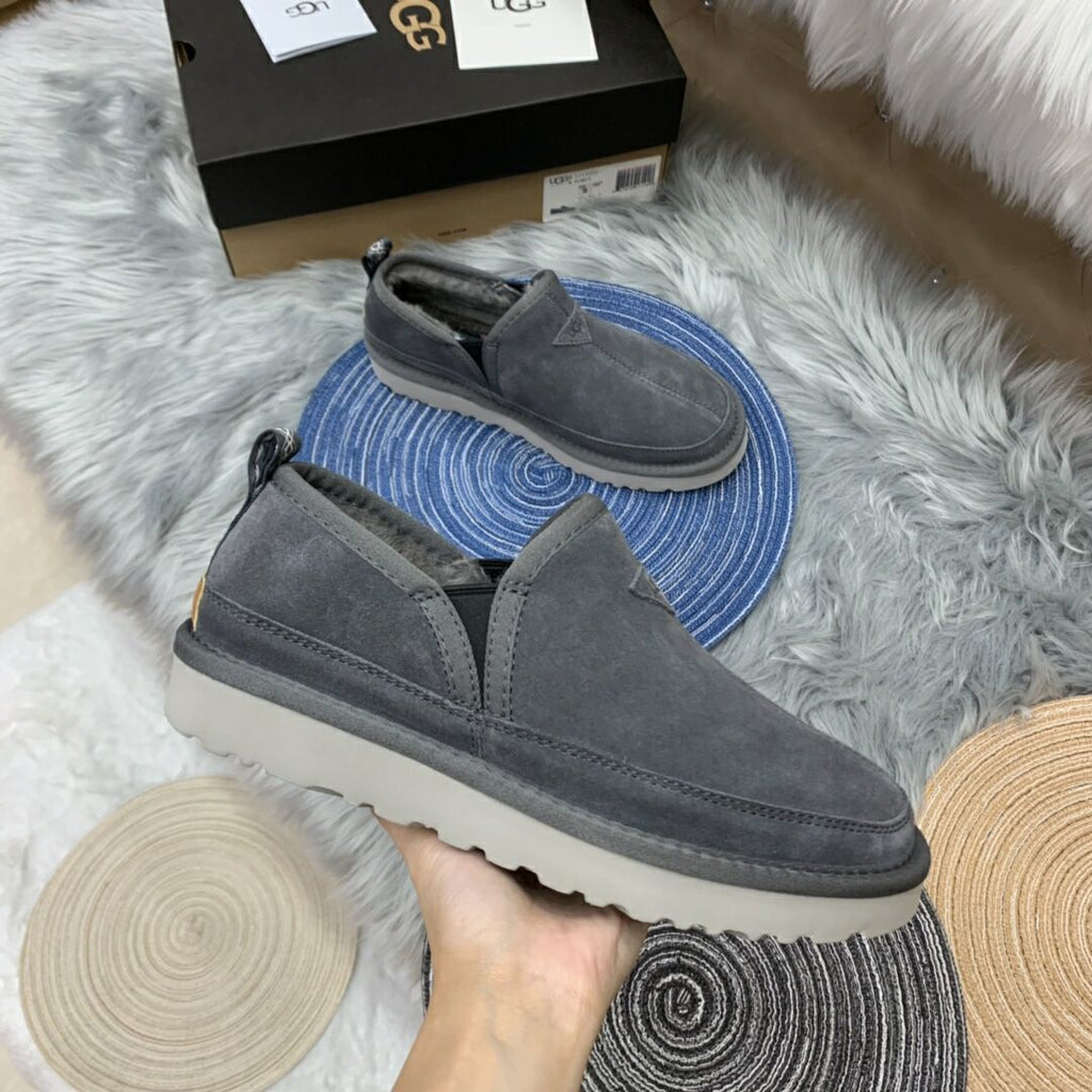Men's Grey Slip-On Low-Top Sneakers | Easy Everyday Style – In Stock