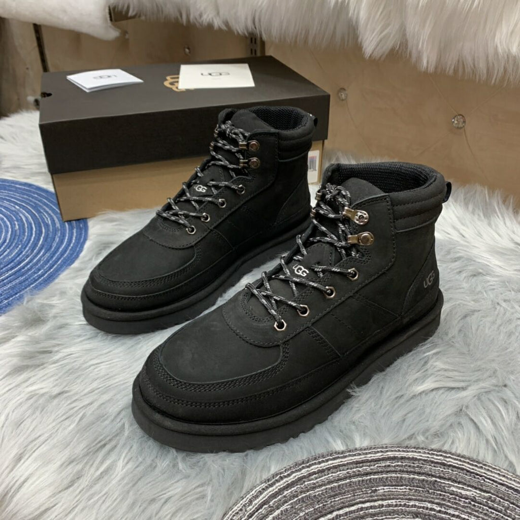 Men's Black Lace-Up Casual Sneakers | Everyday Style – In Stock