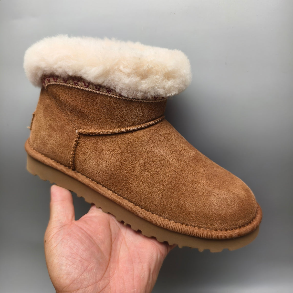 Chestnut Casual Shoes | Folk-Inspired Low-Top Style – In Stock