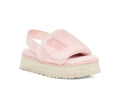 Pink Disco Fluffy Sandals | In Stock
