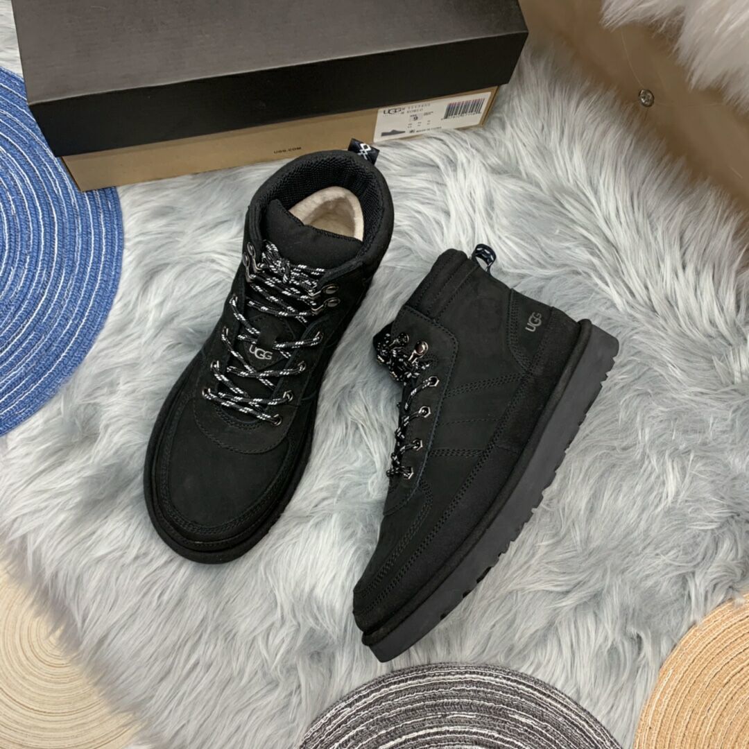 Men's Black Lace-Up Casual Sneakers | Everyday Style – In Stock