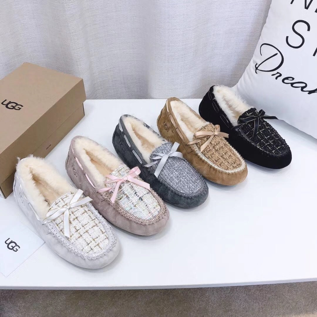 Grey Women's Driving Loafers | Elegant Chic Style