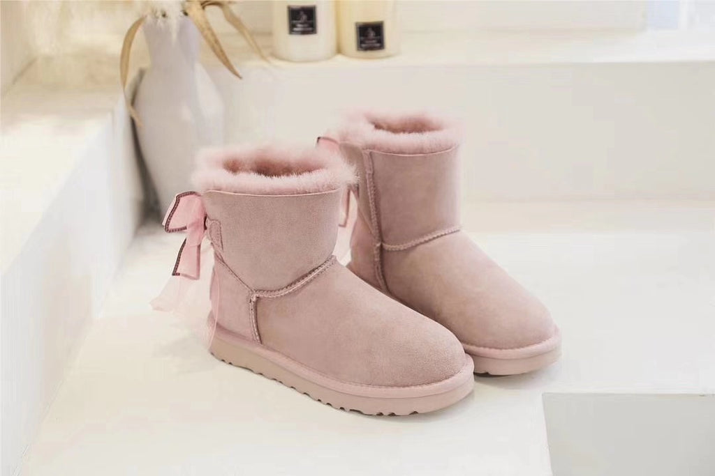 Dusty Pink Snow Boots | Three-Way Styling – Model 6503