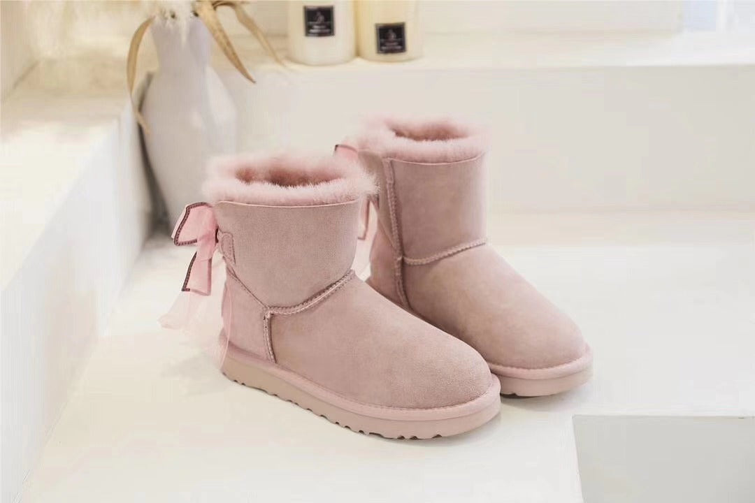 Dusty Pink Snow Boots | Three-Way Styling – Model 6503