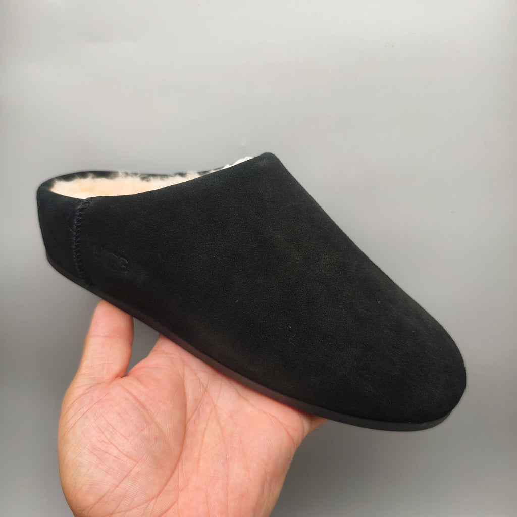 Black Slip-On Casual Home Shoes | In Stock