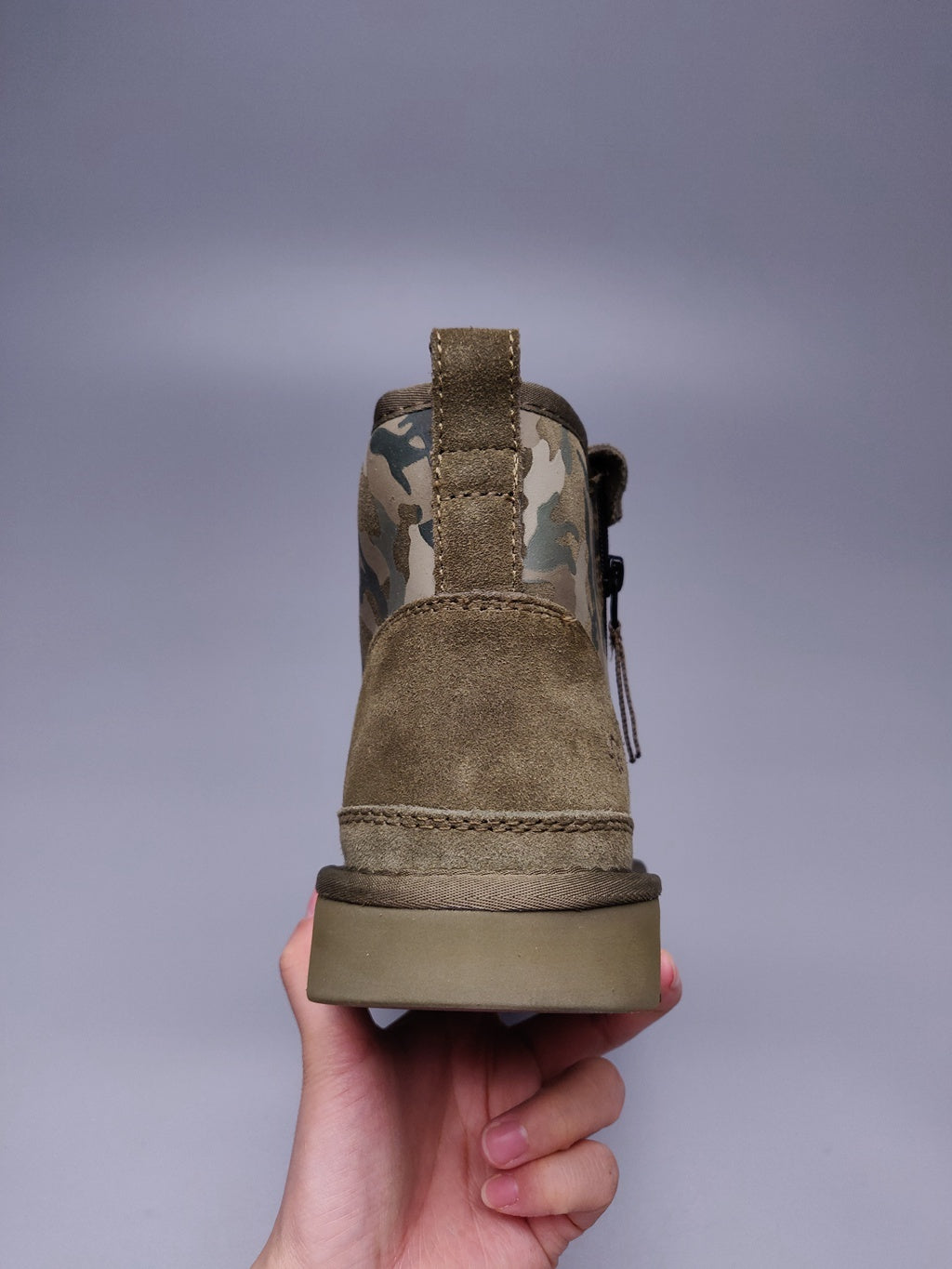 Army Green Men's Shoes | Colorblock Camo Style – In Stock