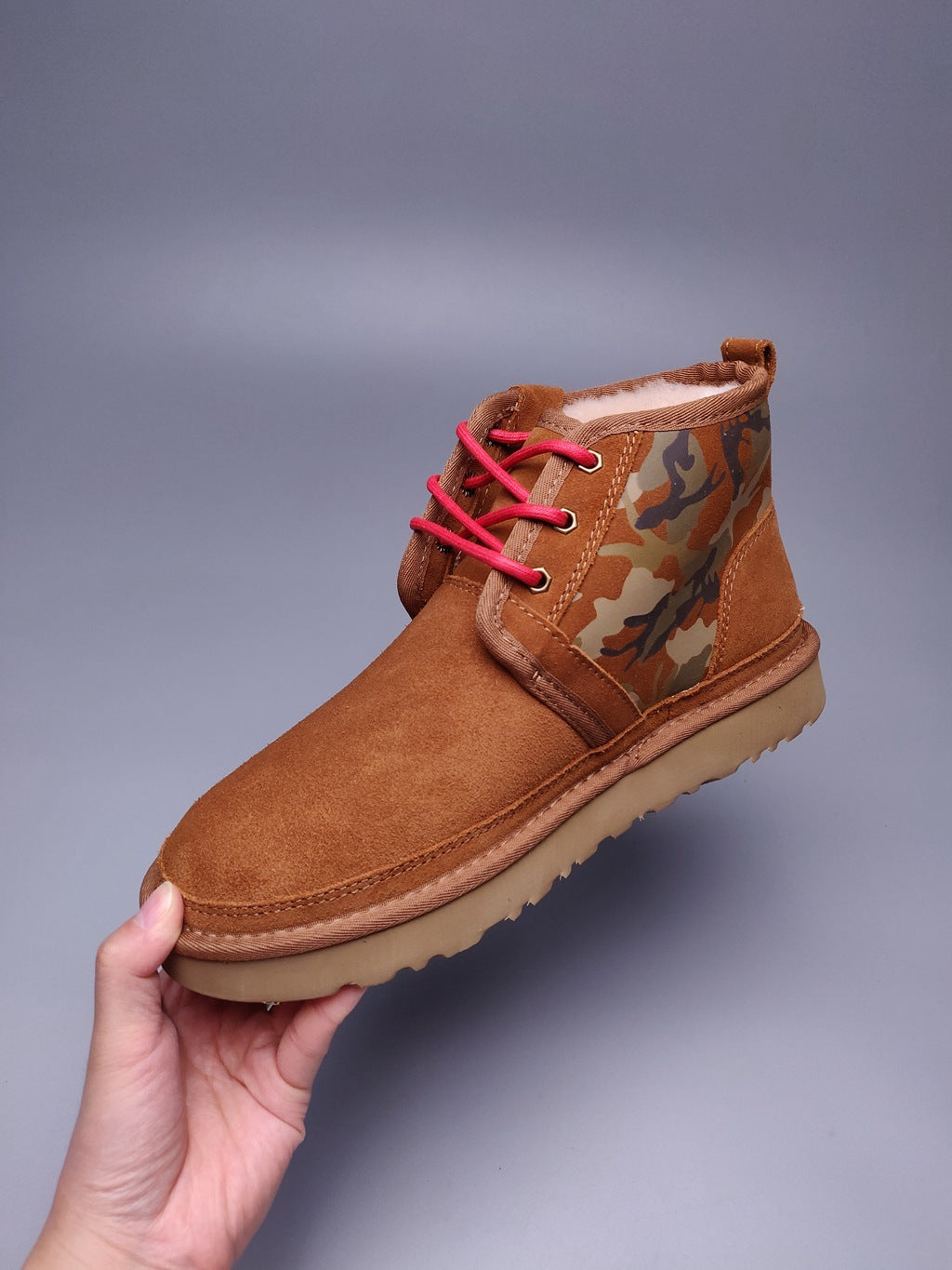 Chestnut Men's Shoes | Colorblock Camo Style – In Stock