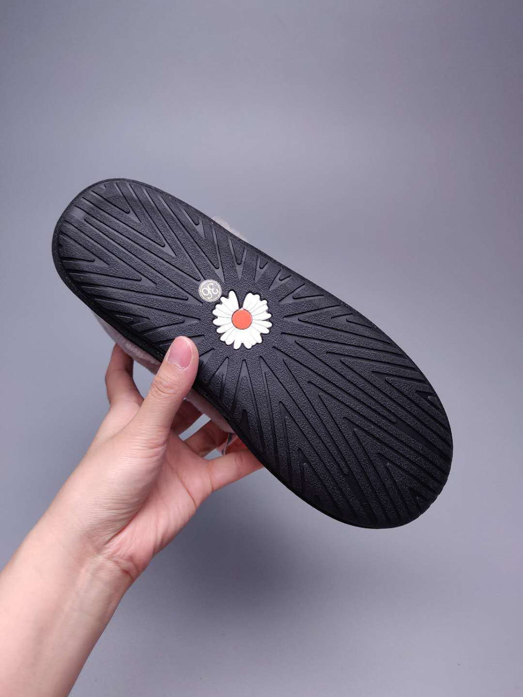Black Daisy Shoes | Chain & Ribbon Details – In Stock