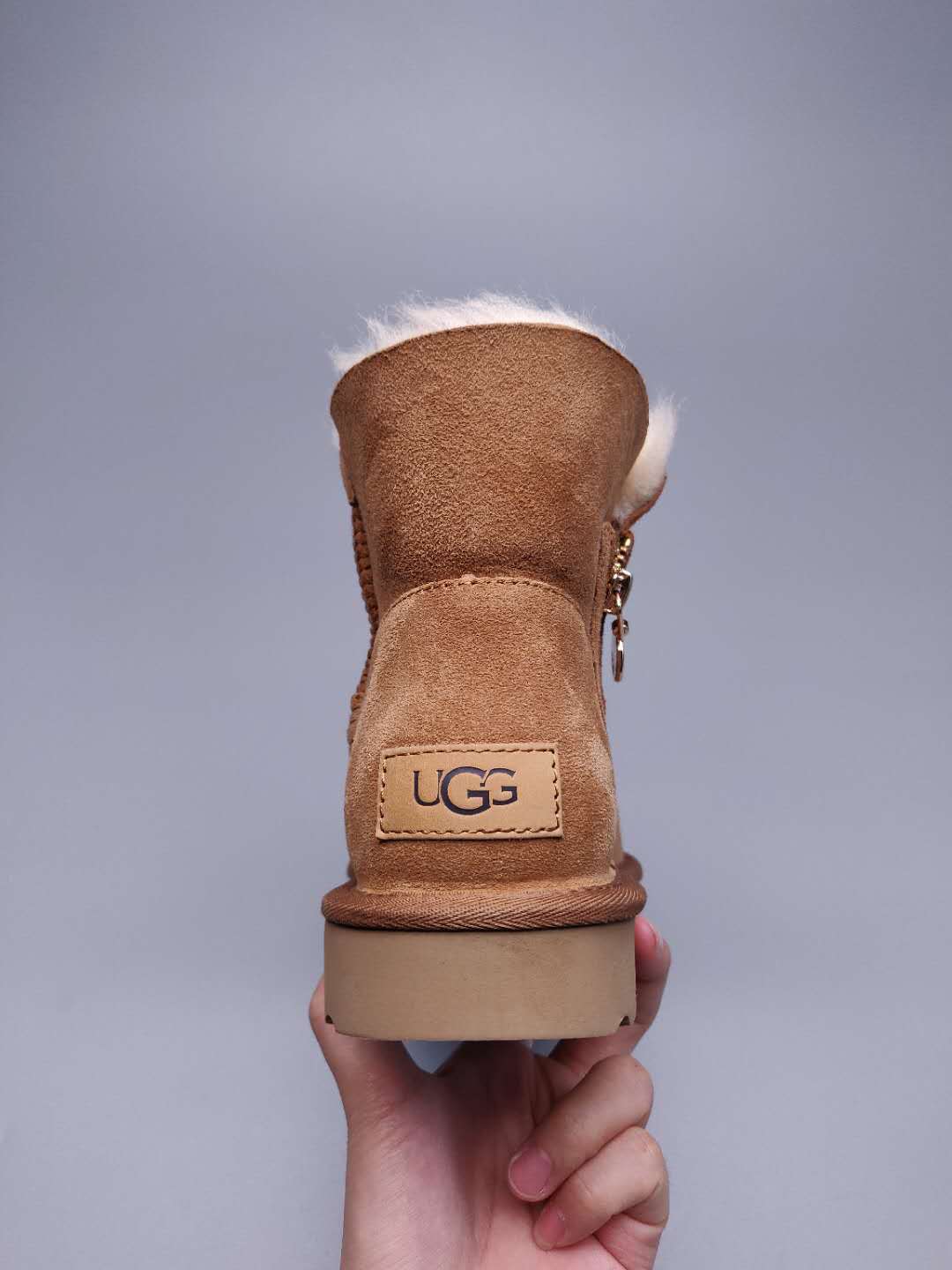 Chestnut Side Zip Ankle Boots | In Stock