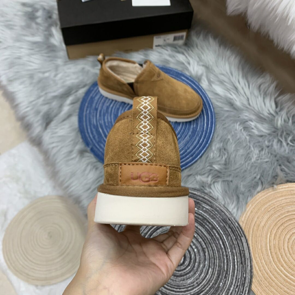 Men's Chestnut Slip-On Low-Top Sneakers | Easy Everyday Style – In Stock