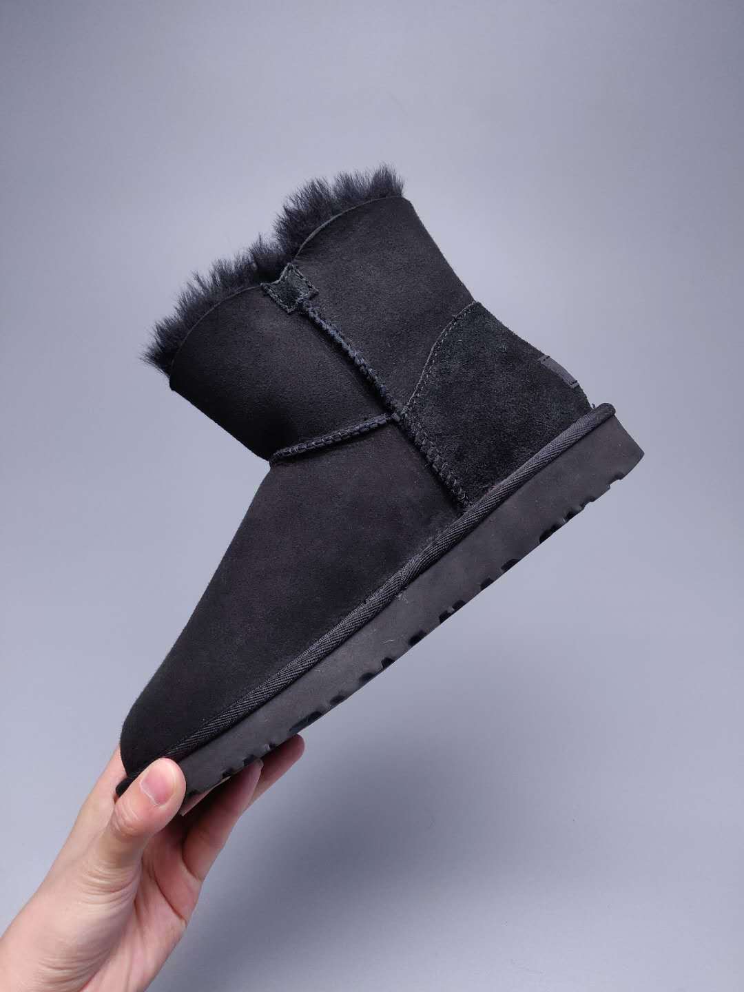 Black Side Zip Ankle Boots | In Stock