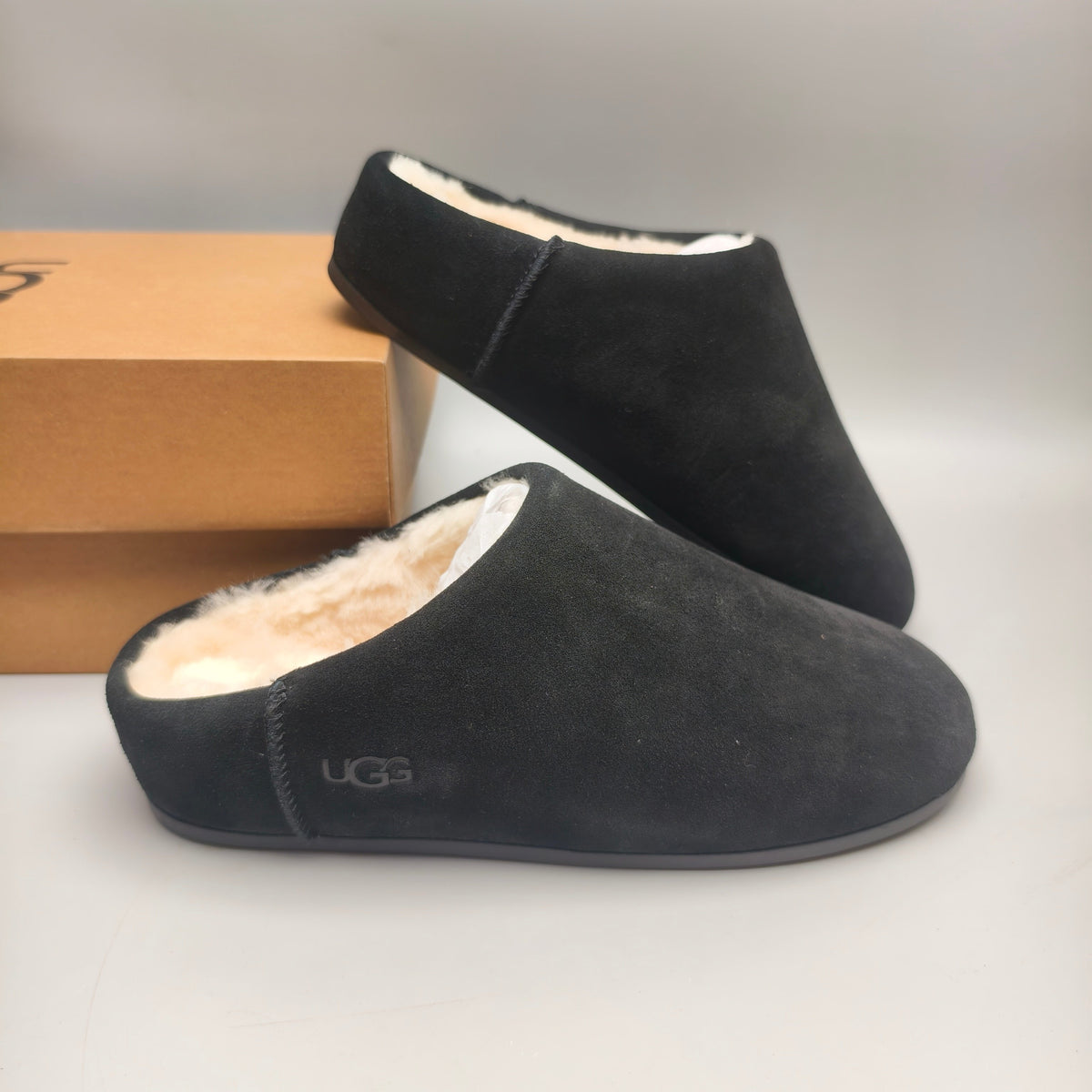 Black Slip-On Casual Home Shoes | In Stock