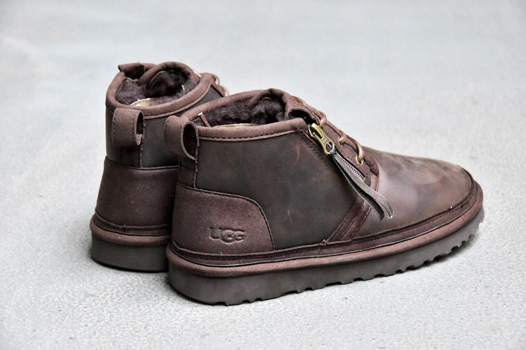 Men's Crazy Horse Leather Shoes | 3883 Zip-Up Edition