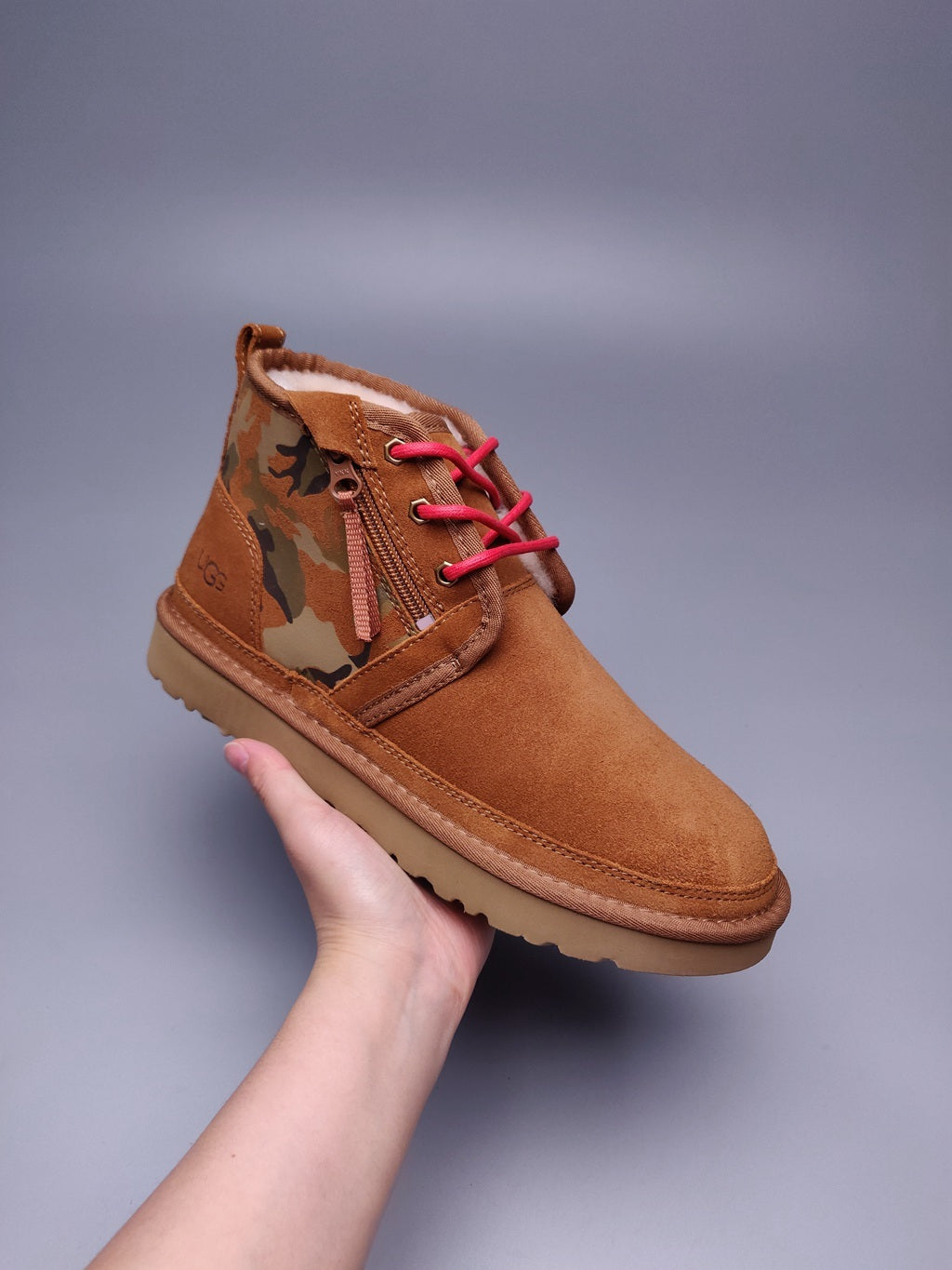Chestnut Men's Shoes | Colorblock Camo Style – In Stock
