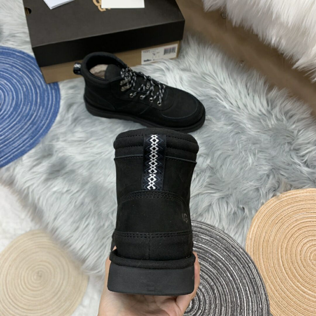 Men's Black Lace-Up Casual Sneakers | Everyday Style – In Stock