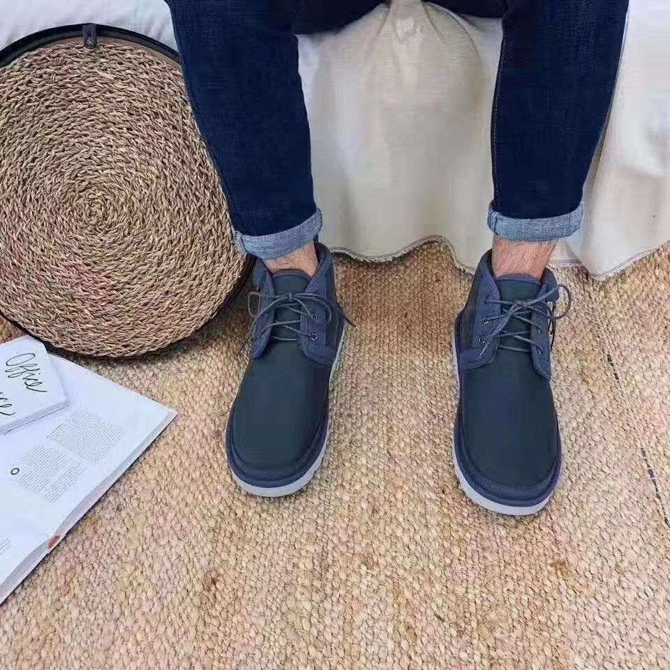 Dark Grey Neum Zip-Up Shoes | Upgraded Edition