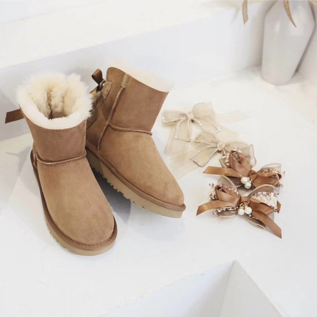 Chestnut Brown Snow Boots | Three-Way Styling – Model 6503
