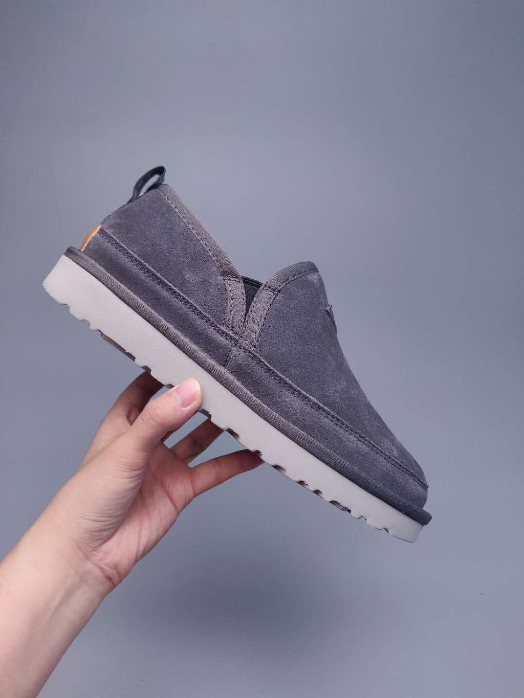 Men's Grey Slip-On Low-Top Sneakers | Easy Everyday Style – In Stock