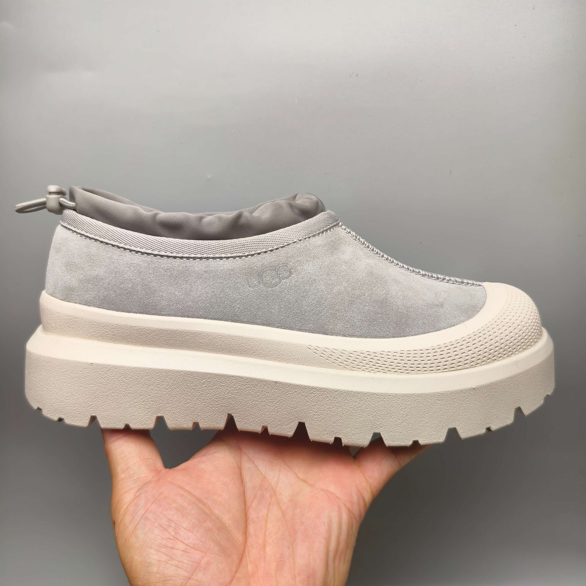 Light Grey Casual Shoes | Slip-On Street Style – In Stock