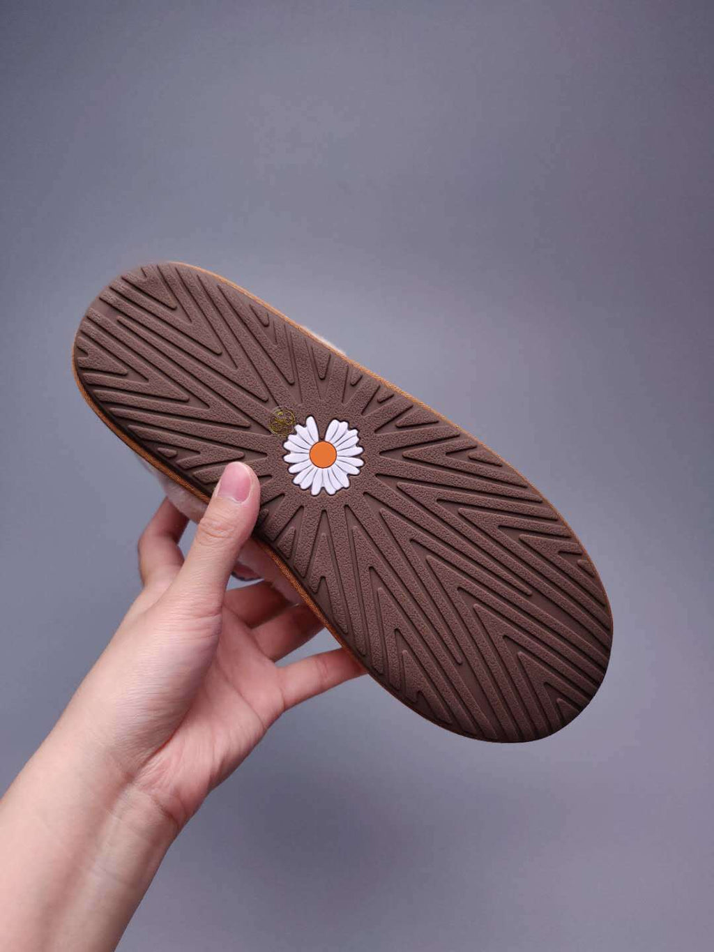 Chestnut Daisy Shoes | Chain & Ribbon Details – In Stock