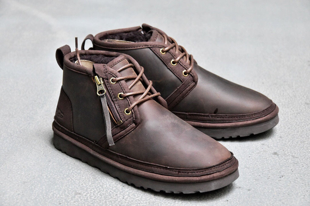 Men's Crazy Horse Leather Shoes | 3883 Zip-Up Edition