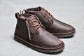 Men's Crazy Horse Leather Shoes | 3883 Zip-Up Edition