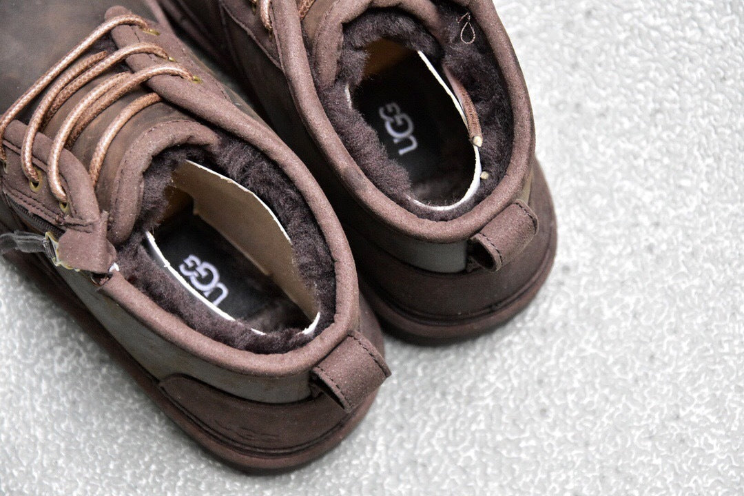 Men's Crazy Horse Leather Shoes | 3883 Zip-Up Edition