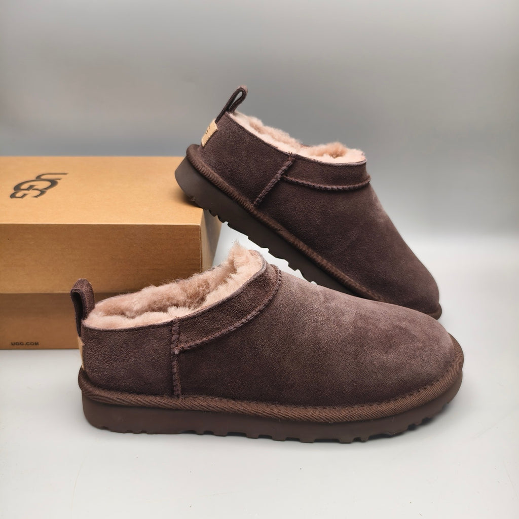 Chocolate Women's Classic Shoes | Slip-On Style – In Stock