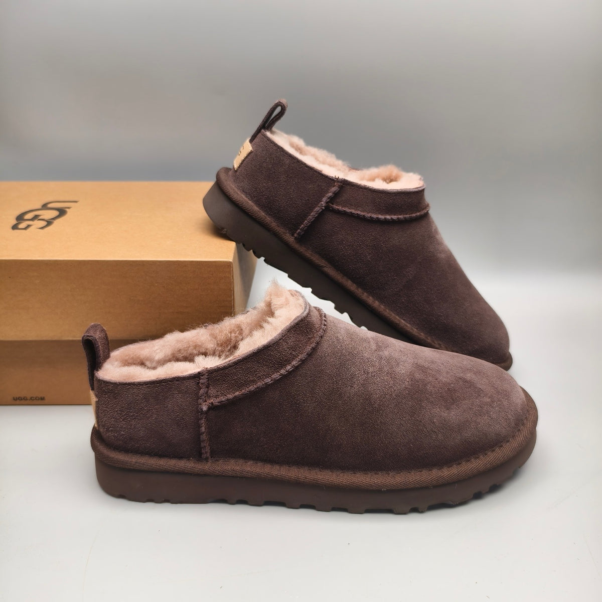 Chocolate Women's Classic Shoes | Slip-On Style – In Stock