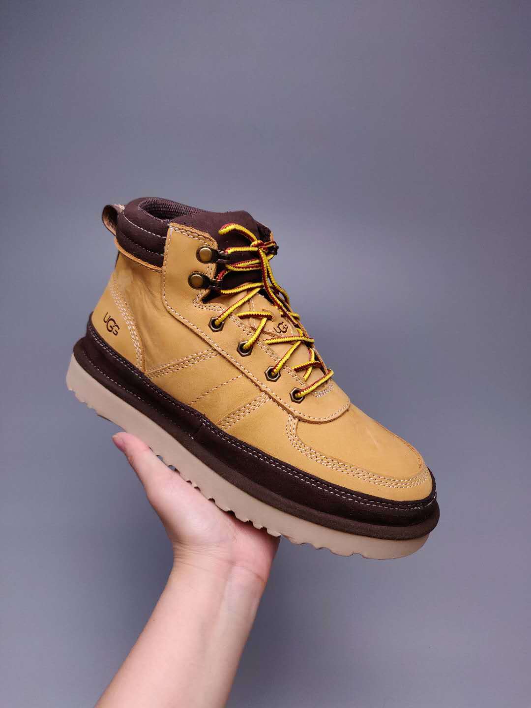 Men's Chestnut Lace-Up Casual Sneakers | Everyday Style – In Stock