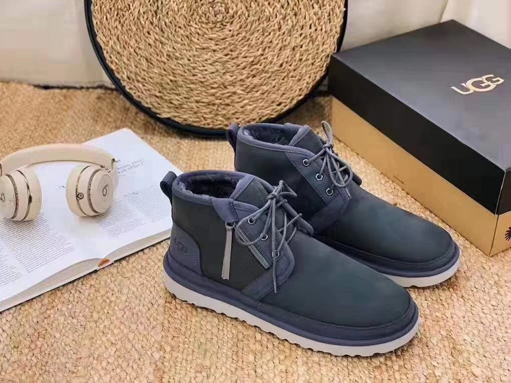 Dark Grey Neum Zip-Up Shoes | Upgraded Edition
