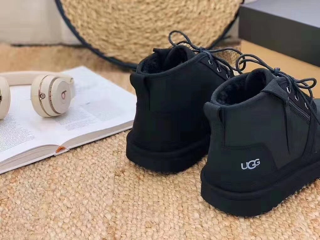 Black Neum Zip-Up Shoes | Upgraded Edition