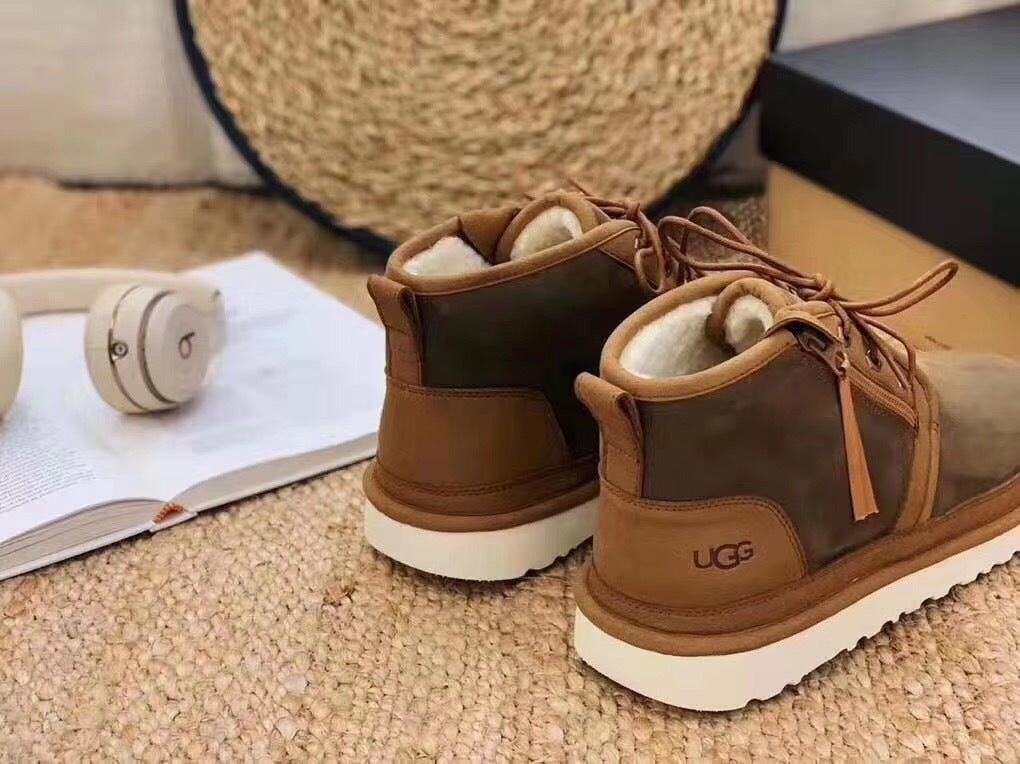 Chestnut Neum Zip-Up Shoes | Upgraded Edition