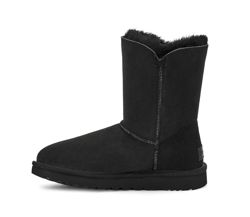 Black Side Zip Mid-Calf Boots | In Stock