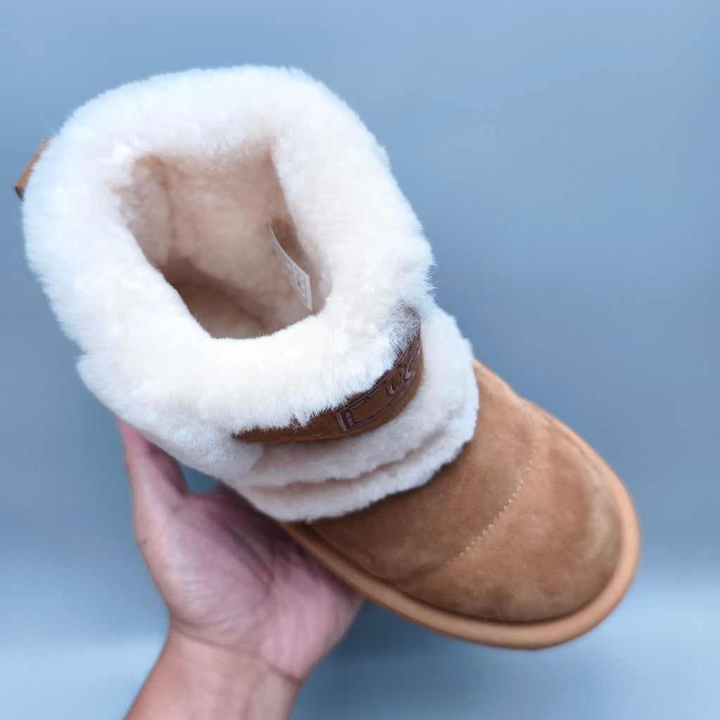 Chestnut Caterpillar Chunky Mid-Top Casual Sneakers | In Stock