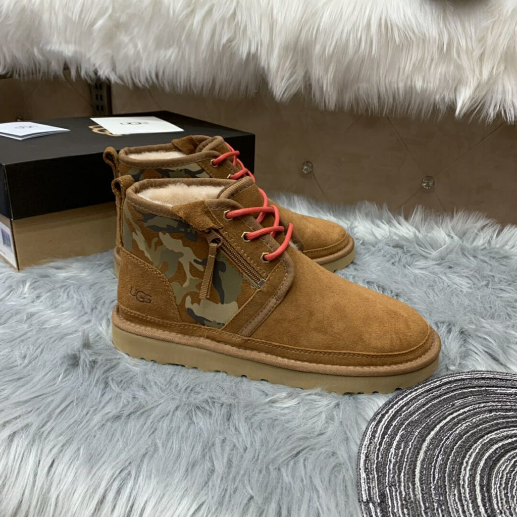 Chestnut Men's Shoes | Colorblock Camo Style – In Stock