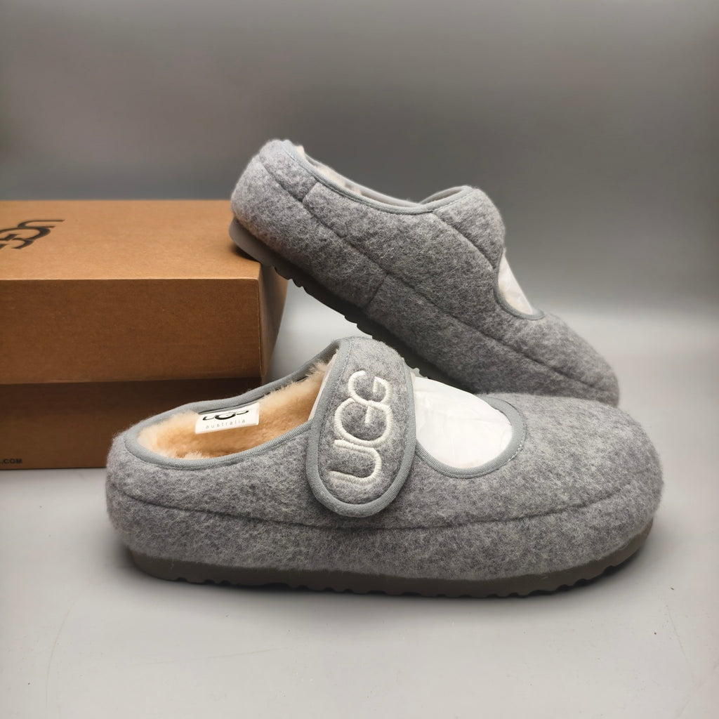 Grey Mary Jane Casual Shoes | Ultra-Light Design – In Stock