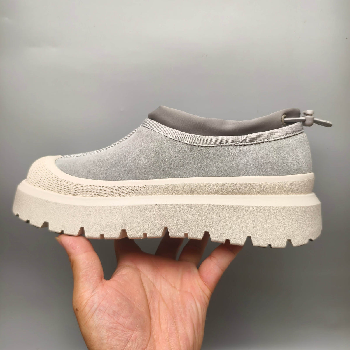 Light Grey Casual Shoes | Slip-On Street Style – In Stock